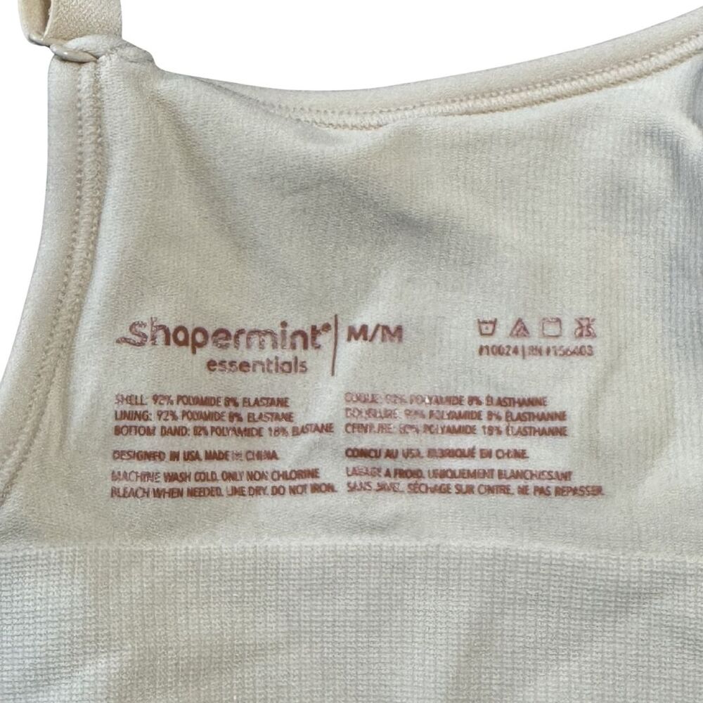 Shapermint TRUEKIND Everyday Comfort Straps Wirefree Shaper Bra Chai NWOT Medium - Picture 4 of 4